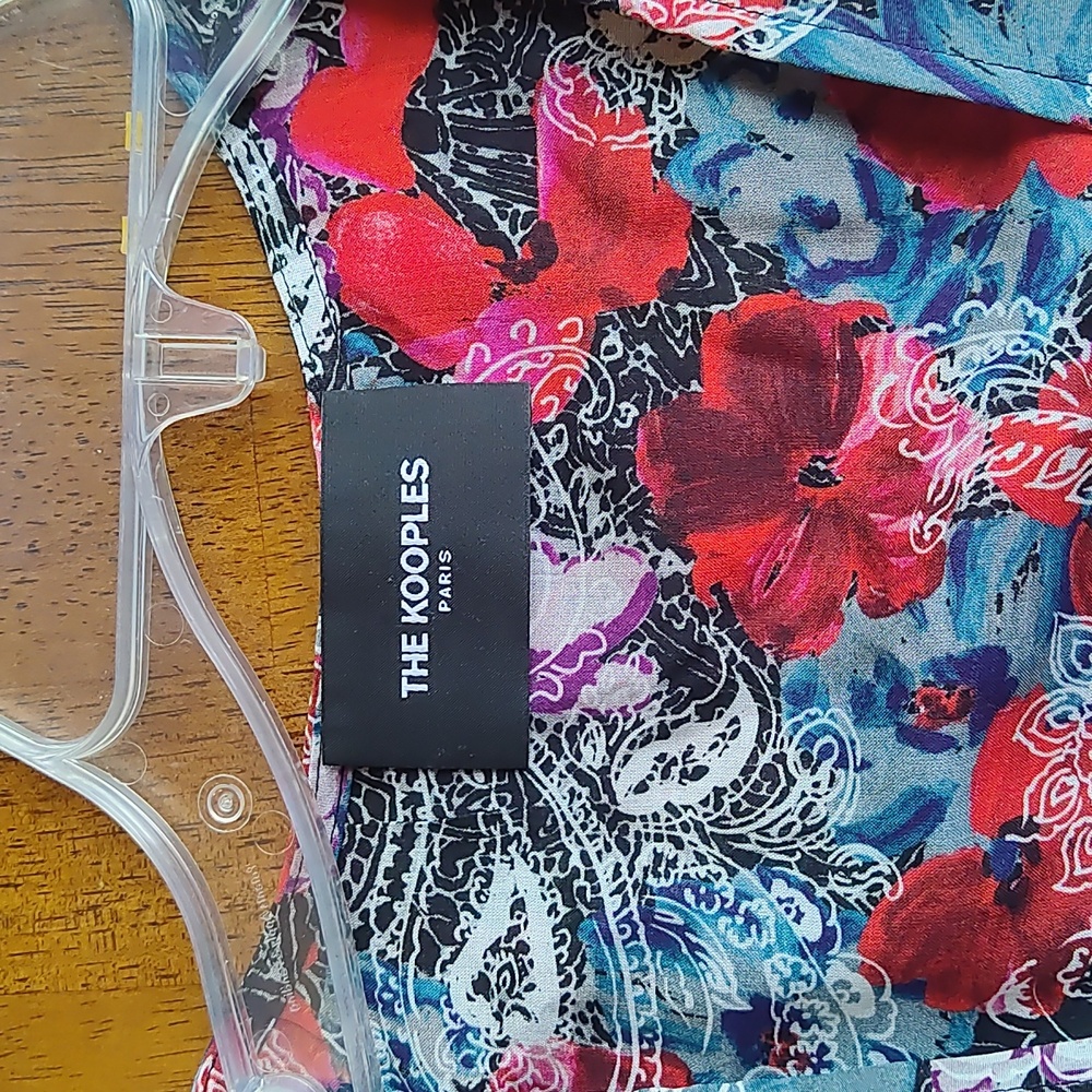 The Kooples Wrap Dress Size 0 Silk - Picture 10 of 13